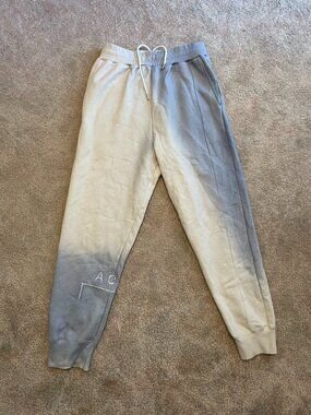 A-COLD-WALL Gradient Sweatpants Grey Bone ACW Embroidered Joggers Made Portugal